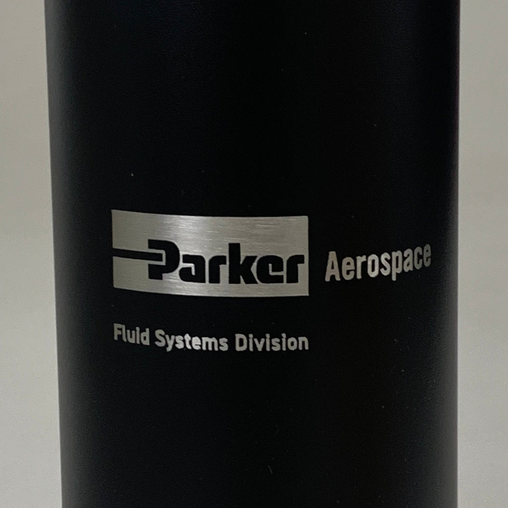 YETI Rambler Leak Proof, 18oz Black Tumbler w/ "Parker Aerospace"GS9501-1