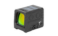Holosun Technologies AEMS Micro -  Gold Dot -  Enclosed Pistol Sight -  2 MOADot and 32 MOA Circle -  Anodized Finish -  Black -  Includes RMSc-AEMS MICRO Adapter Plate