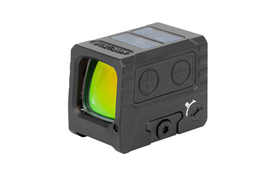 Holosun Technologies AEMS Micro -  Gold Dot -  Enclosed Pistol Sight -  2 MOADot and 32 MOA Circle -  Anodized Finish -  Black -  Includes RMSc-AEMS MICRO Adapter Plate