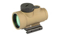 Trijicon MRO SD -  Red Dot -  25mm Objective -  2 MOA Dot -  Anodized Finish -  Coyote Brown -  Includes Low Mount