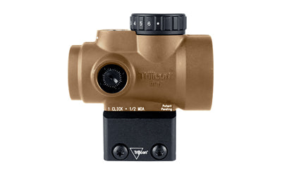 Trijicon MRO SD -  Green Dot -  25mm Objective -  2 MOA Dot -  Anodized Finish -  Coyote Brown -  Full Co-Witness Mount