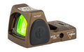 Trijicon RMR -  Type 2 -  Adjustable -  3.25 MOA -  Hard Anodized Coyote Brown Finish