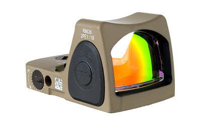 Trijicon Trijicon Dual Defense Kit -  RMR -  Reflex Sight -  Red Dot -  3.25 MOA -  Adjustable LED -  Flat Dark Earth -  Includes M17/18 Mount with Integrated Bright and Tuff Suppressor/Optic Height Sights -  Tritium with Black Outline