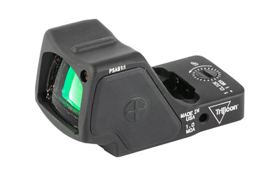 Trijicon RMR HD -  Reflex Sight -  55 MOA Segmented Ring w/1 MOA Dot -  Matte Finish -  Black -  Forward Facing Light Sensor