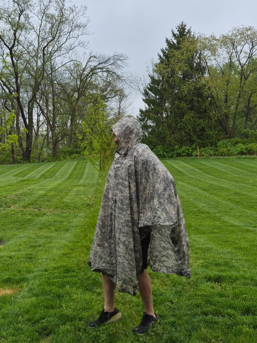 Genuine USGI ACU/UCP Wet Weather Poncho – Tactical Rain Gear & Emergency Shelter